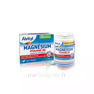Alvityl Magnésium Vitamine B6 Libération Prolongée Comprimés Lp B/45 à Rivière-Pilote